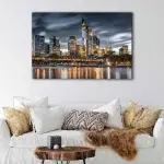 Frankfurt Skyline canvas art - Image 2