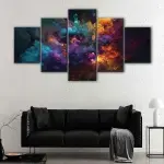 Colorful Smoke canvas art - Image 4