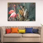 Flamingo Forest canvas art - Image 3