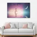 Crescent Moon canvas art - Image 2