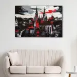 Gothic Prague canvas art - Image 2