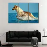 Horse on Beach canvas art - Image 3