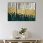 Golden Wave canvas art - Image 3