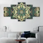 Mandala Fractal canvas art
