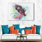 Colorful Eagle canvas art - Image 2