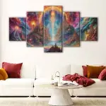 Psychedelic Kingdom canvas art