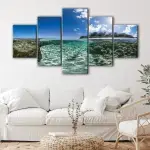 Beach With Rocks canvas art