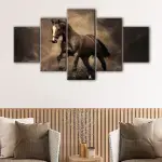 Black Horse canvas art - Image 4