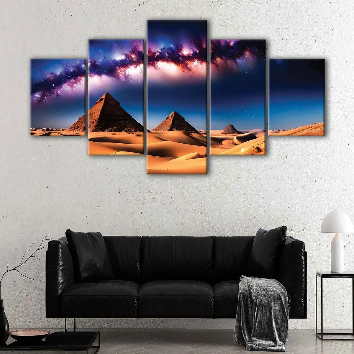 Pyramids In The Desert canvas art