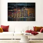 Detroit Skyline canvas art - Image 3