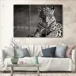 Blue Eyed Leopard canvas art - Image 3