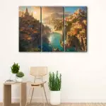 Ancient City canvas art - Image 3