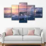 Polar Bear canvas art
