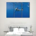 Shark Underwater canvas art - Image 3