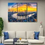 Shanghai Sunset canvas art - Image 3