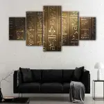 Egyptian Hieroglyphs canvas art