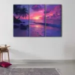 Tropical Beach canvas art - Image 3