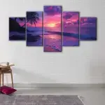 Tropical Beach canvas art