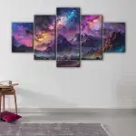 Cosmic Night canvas art
