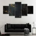 Black And Gold canvas art