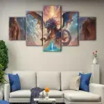 Furious Dragon canvas art
