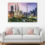 Kuala Lumpur Skyline canvas art - Image 3
