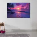 Tropical Beach canvas art - Image 2