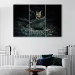 Cat in War canvas art - Image 3