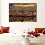 Old Port of Maassluis canvas art - Image 2