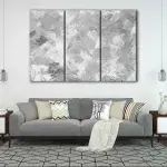 Grey Brush Strokes canvas art