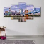 Cincinnati Skyline canvas art