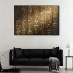 Egyptian Hieroglyphs canvas art - Image 2