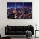 Hong Kong At Night canvas art
