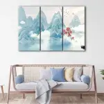 Boho Japanese Mountains canvas art - Image 3
