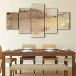Neutral Gold canvas art