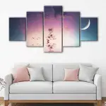 Crescent Moon canvas art - Image 4