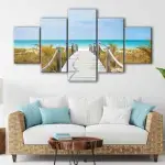 Beach View canvas art - Image 4