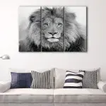 Blue Eyes Lion canvas art - Image 3