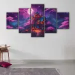 Enchanted Fortress canvas art - Image 4