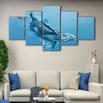 Blue Whale canvas art - Image 4