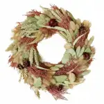 Valentine's Wreath with Dried Flowers - Rosewood - Image 3