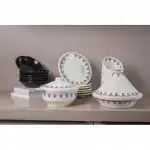 Pottery Dinnerware Set – 22 Pieces - Image 2