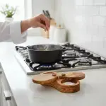 Double-Compartment Lidded Salt Cellar, Olive Wood Handmade - Image 10