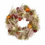 Dried Flower Wreath - Multi Color - Image 3
