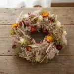 Dried Flower Wreath - Multi Color - Image 5