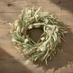 Dried Flower Wreath - Natural - Image 7