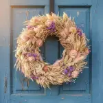 Dried flower wreath Wildflower - Image 6