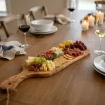 Handmade Olive Wood Charcuterie Board - Image 9