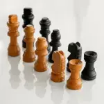 Handmade Olive Wood Chess Pieces - Artisan Set - Image 4