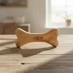 Handmade Olive Wood Dog Bone - Image 6